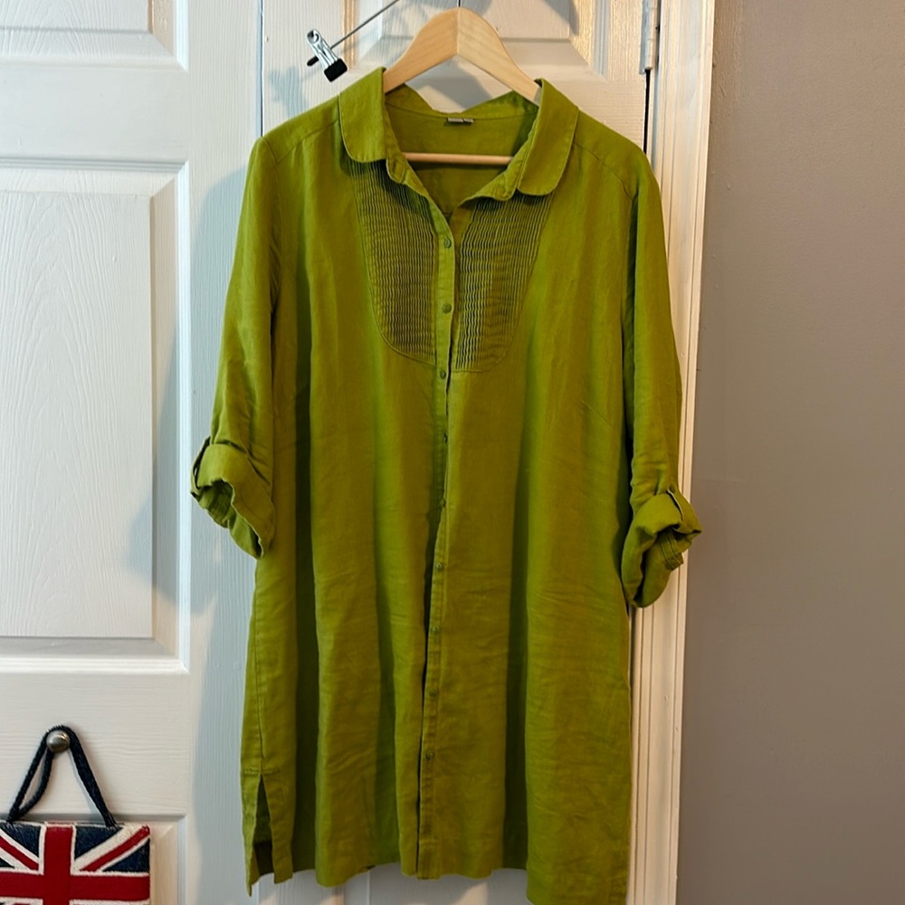 Boden linen tunic dress